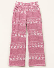 Pink & White women's preloved winter bottoms, VW-TR136