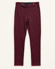Burgundy women's preloved winter bottoms, VW-TR167
