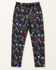 Black & Multicolour women's preloved winter bottoms, VW-TR35