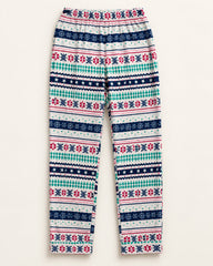 White & Multicolour women's preloved winter bottoms, VW-TR52