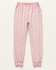 Blush Pink women's preloved winter bottoms, VW-TR53