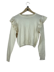 Excellent Condition Winter Crop Tops | Preloved Zebra | Lime Polyester | Thrift Shop for Women Peshawar Pakistan | OTS