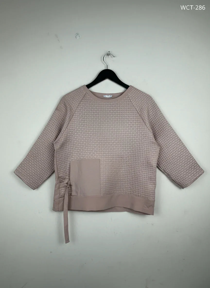 Shop Premium Winter Crop Tops by Zara | Preloved Branded Clothes | Teapink Polyester | Women | OTS Thrift Store Islamabad Pakistan