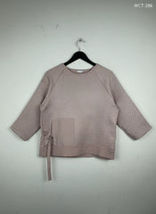Shop Premium Winter Crop Tops by Zara | Preloved Branded Clothes | Teapink Polyester | Women | OTS Thrift Store Islamabad Pakistan