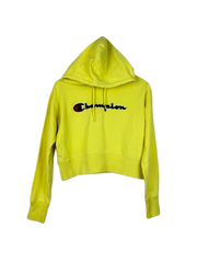 Winter Crop Tops | Champion | Preloved Branded | Yellow Cotton | Excellent | OTS Thrift Store Islamabad Pakistan