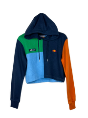 UK Imported secondhand Winter Crop Tops - Ellesse brand, Multi Cotton, Premium condition, for Women - Online Thrift Store Lahore Pakistan