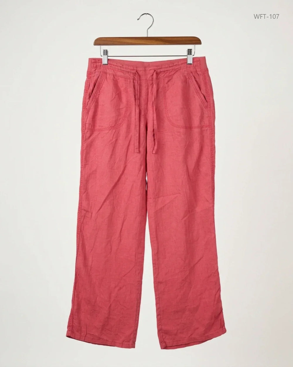 Excellent Condition Women Flapper Trouser | Preloved Marks & Spencer | Pink Cotton | Thrift Shop for Peshawar Pakistan | OTS