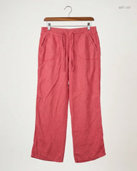 Excellent Condition Women Flapper Trouser | Preloved Marks & Spencer | Pink Cotton | Thrift Shop for Peshawar Pakistan | OTS
