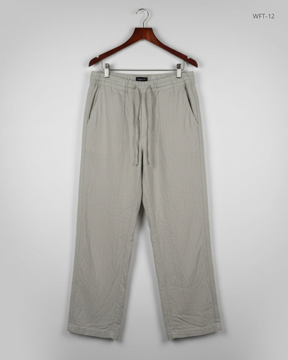 Women Flapper Trouser | IGNIA | Preloved Branded | Beige Cotton | Premium | OTS Thrift Store Lahore Pakistan
