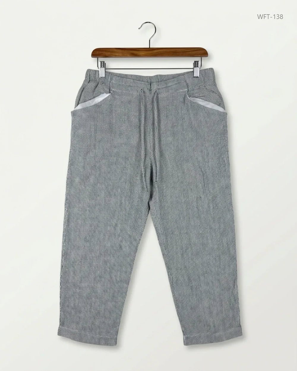 Premium Condition Women Flapper Trouser | Preloved TU | Gray Viscose | Thrift Shop for Lahore Pakistan | OTS