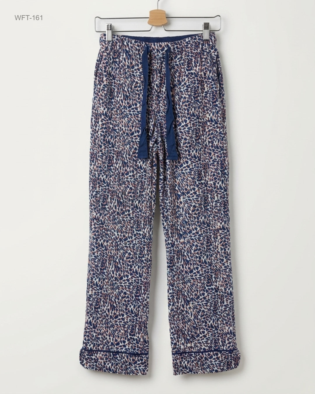 Women Flapper Trouser | JONLES | Preloved Branded | Blue Cotton | Premium | OTS Thrift Store Karachi Pakistan