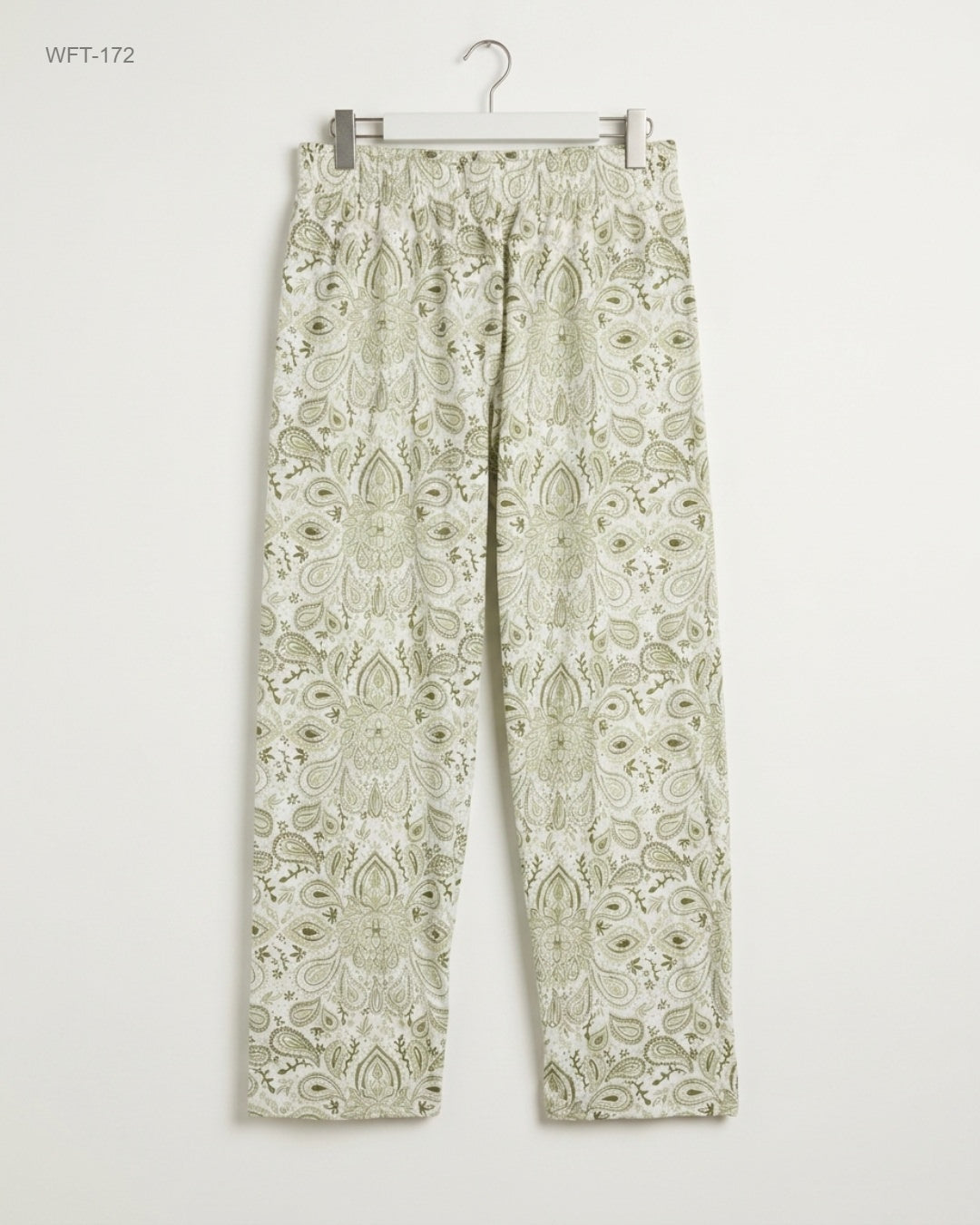 Preloved Premium Women Flapper Trouser by Primark, Green Cotton for - OTS Thrift Shop Karachi Pakistan