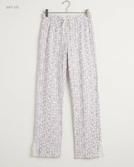 Preloved Premium Women Flapper Trouser by LOVE TO LOUNGE, White Polyester for - OTS Thrift Shop Karachi Pakistan