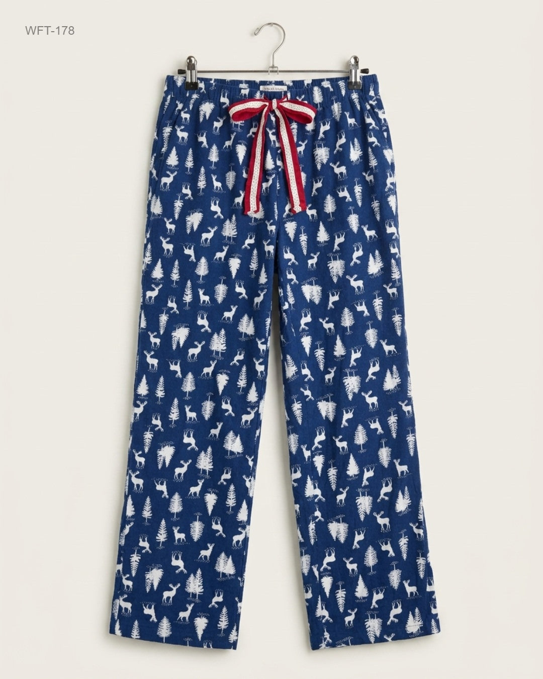UK Imported secondhand Women Flapper Trouser - LOVE TO LOUNGE brand, Blue Viscose, Premium condition, for - Online Thrift Store Islamabad Pakistan