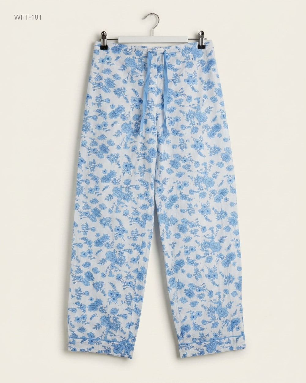 UK Imported secondhand Women Flapper Trouser - JOHN LEWIS brand, SkyBlue Cotton, Premium condition, for - Online Thrift Store Karachi Pakistan