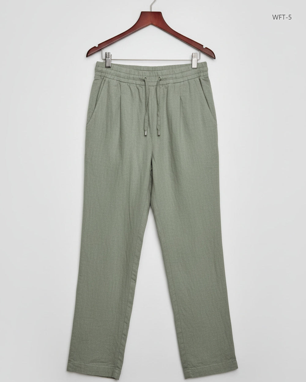 Shop Premium Women Flapper Trouser by New Look | Preloved Branded Clothes | Olive Cotton | Womens | OTS Thrift Store Peshawar Pakistan