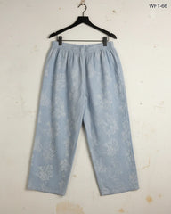 Shop Premium Women Flapper Trouser by DUNNES STORES | Preloved Branded Clothes | SkyBlue Cotton | Womens | OTS Thrift Store Peshawar Pakistan