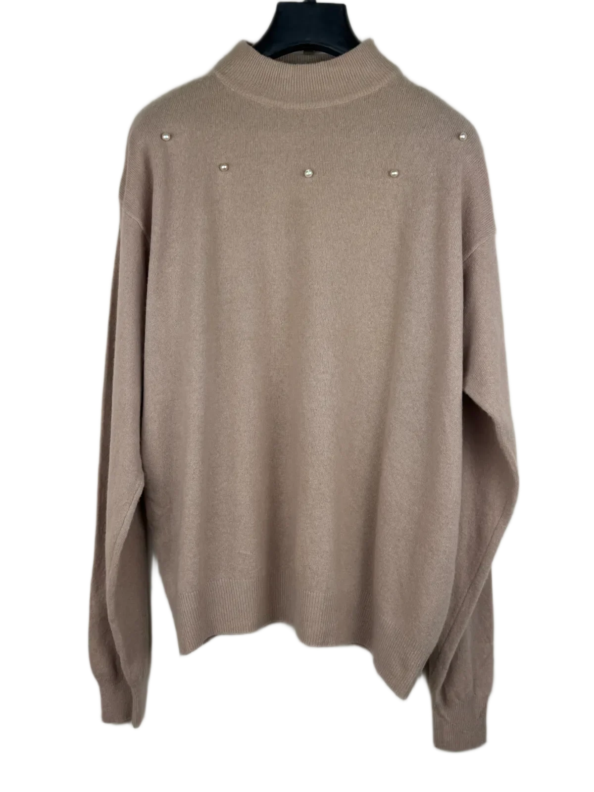 UK Imported secondhand Winter Knitted Tops - Afibel brand, Brown Wool, Premium condition, for Women - Online Thrift Store Peshawar Pakistan
