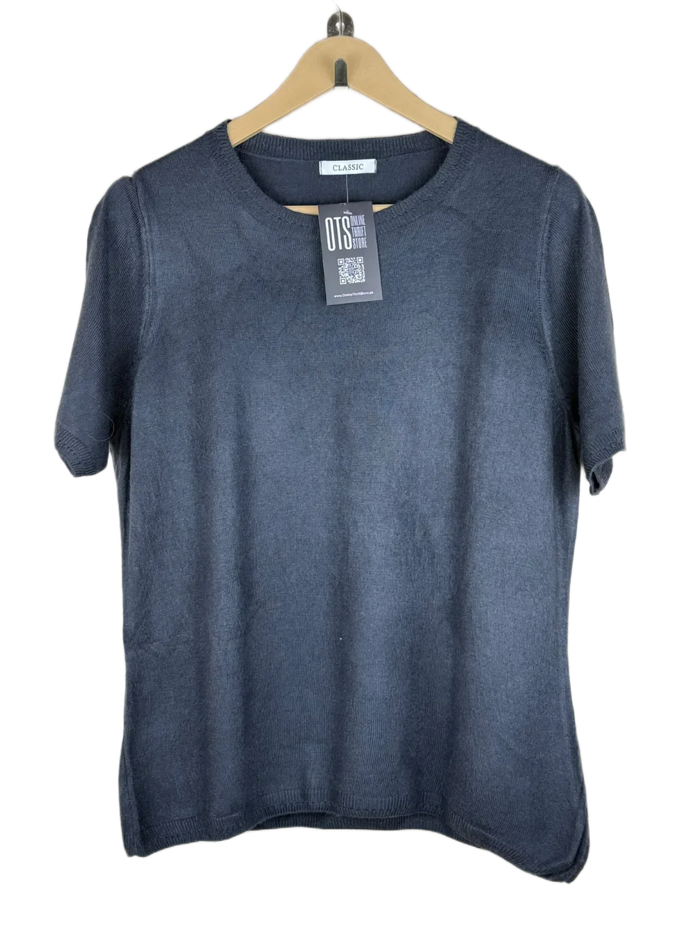 Premium Plus Condition Winter Knitted Tops | Preloved Classic | Black Acrylic | Thrift Shop for Women Lahore Pakistan | OTS