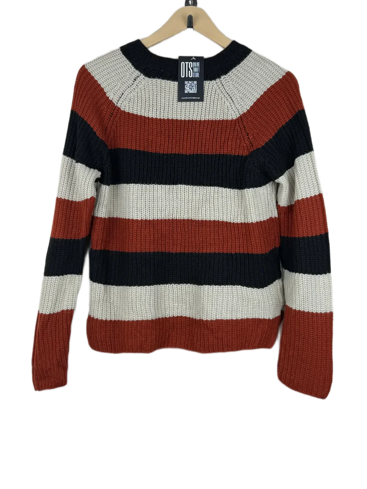 Preloved Premium Winter Knitted Tops by Pep&Co, Multi Acrylic for Women - OTS Thrift Shop Karachi Pakistan