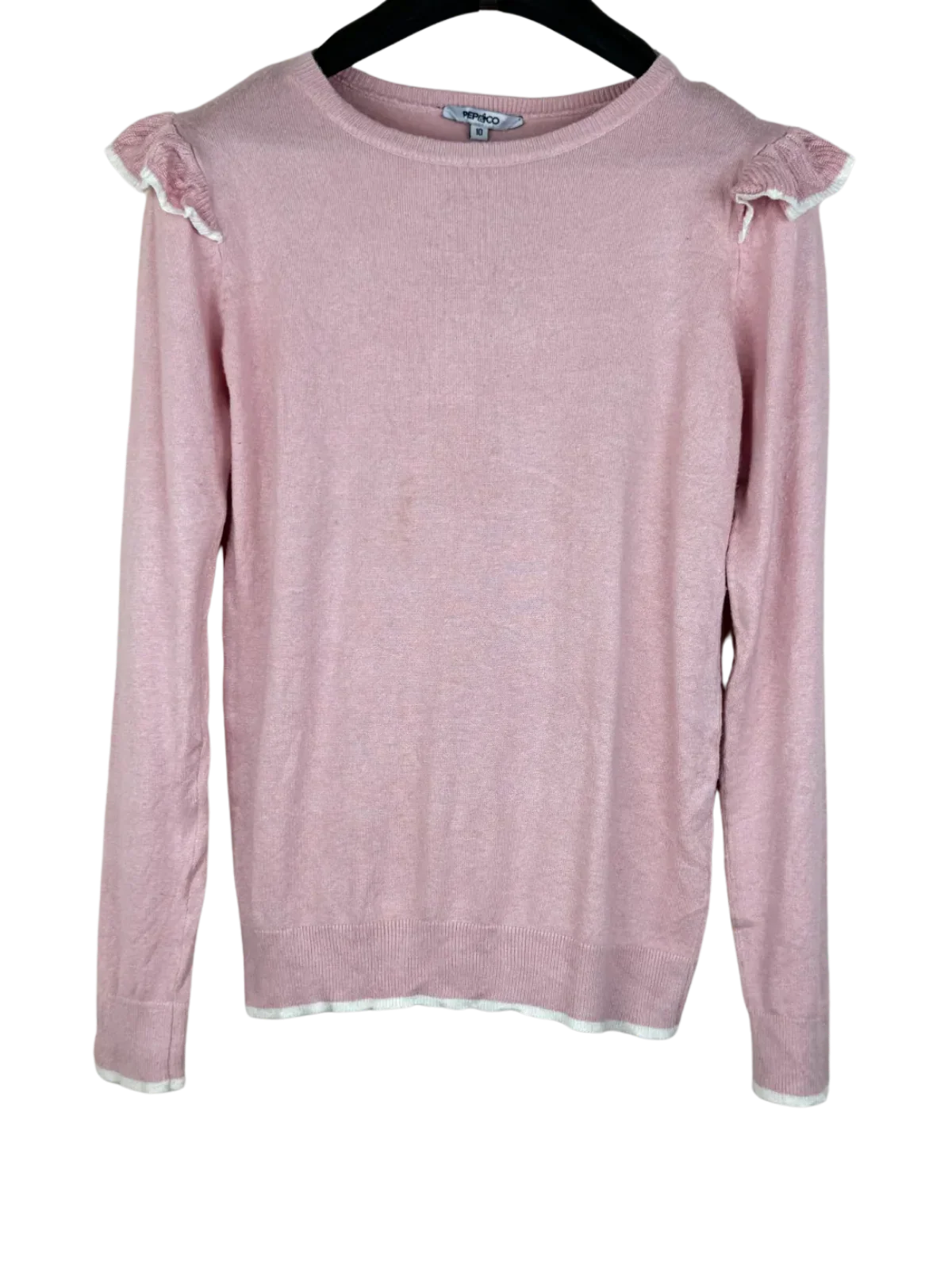 Shop Excellent Winter Knitted Tops by Pep&Co | Preloved Branded Clothes | LightPink Viscose | Women | OTS Thrift Store Peshawar Pakistan