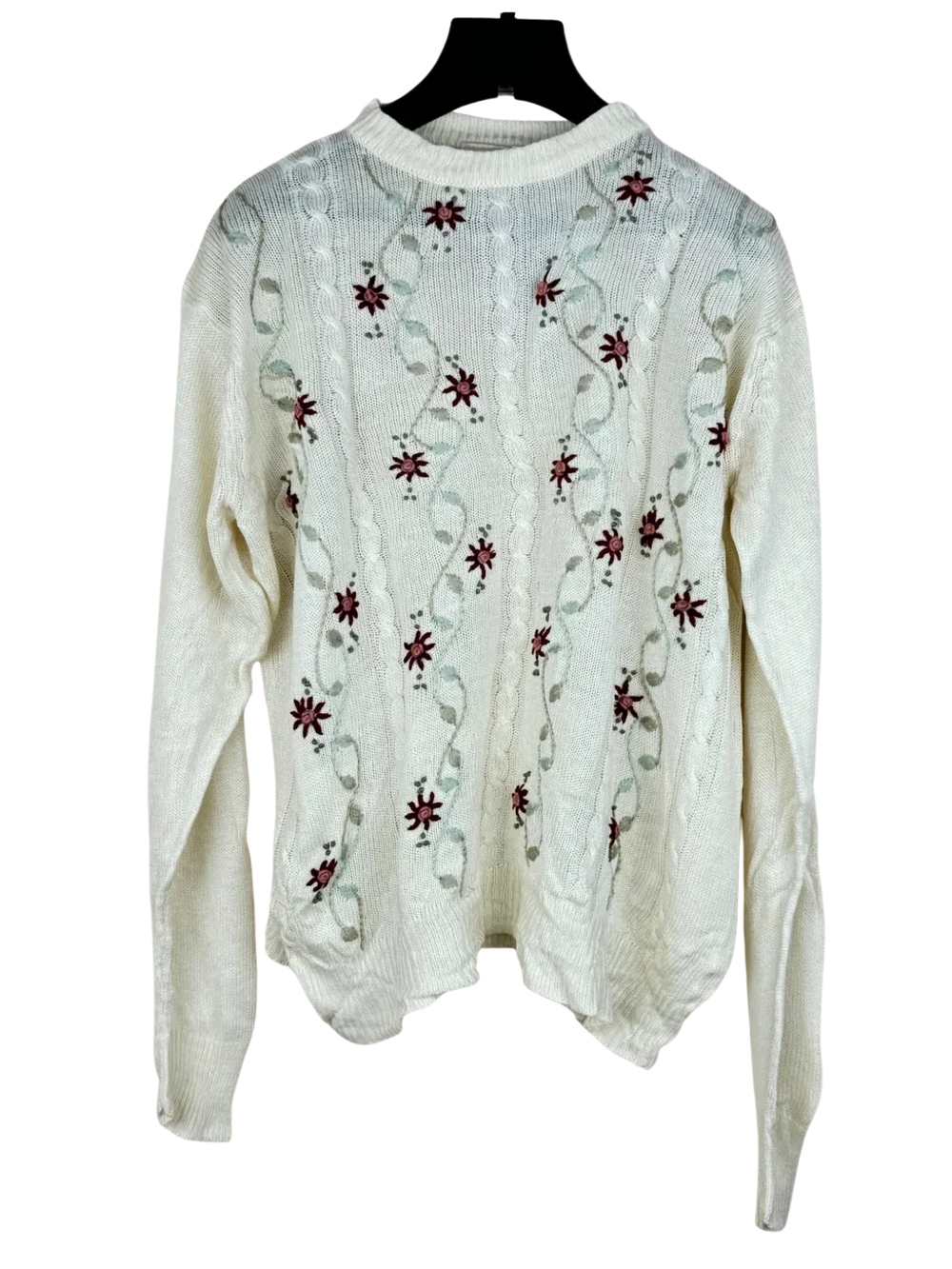 Winter Knitted Tops | Compliments | Preloved Branded | OffWhite Acrylic | Premium Plus | OTS Thrift Store Islamabad Pakistan