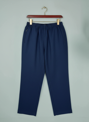 Secondhand Branded Womens Pants & Trousers by Franztex, DarkBlue Polyester fabric, Premium condition, for Women - Online Thrift Shop Islamabad Pakistan