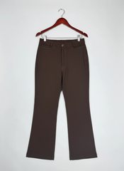 Preloved Premium Womens Pants & Trousers by Etam, Brown Viscose for Women - OTS Thrift Shop Karachi Pakistan