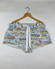 Premium Condition Womens Shorts | Preloved LOVE TO LOUNGE | Multi Polyester | Thrift Shop for Women Karachi Pakistan | OTS