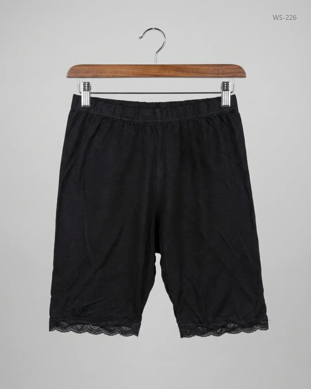 Shop Premium Womens Shorts by I SAW IT FIRST | Preloved Branded Clothes | Black Polyester | Women | OTS Thrift Store Lahore Pakistan