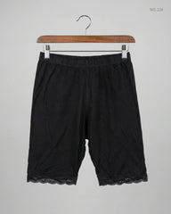 Shop Premium Womens Shorts by I SAW IT FIRST | Preloved Branded Clothes | Black Polyester | Women | OTS Thrift Store Lahore Pakistan
