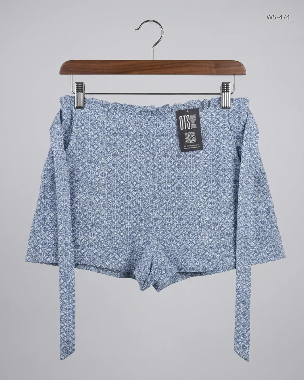 Womens Shorts | Primark | Preloved Branded | Blue Cotton | Premium | OTS Thrift Store Karachi Pakistan