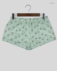 UK Imported secondhand Womens Shorts - Lets Party by TJM brand, Pistachio Polyester, Premium condition, for Women - Online Thrift Store Karachi Pakistan