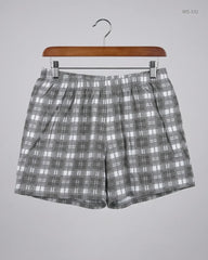 Secondhand Branded Womens Shorts by Bonprix, Grey Cotton fabric, Premium condition, for Women - Online Thrift Shop Islamabad Pakistan