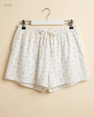 Secondhand Branded Womens Shorts by TU, OffWhite Cotton fabric, Premium condition, for Womens - Online Thrift Shop Peshawar Pakistan