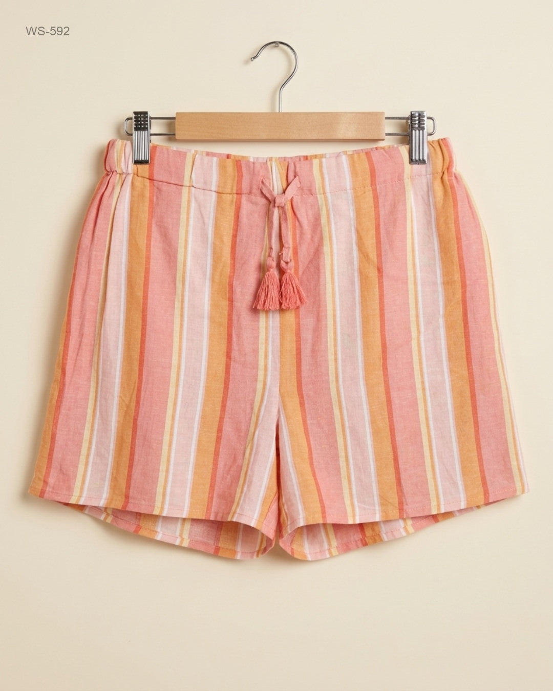 Shop Premium Womens Shorts by F&F | Preloved Branded Clothes | Orange Cotton | Womens | OTS Thrift Store Lahore Pakistan