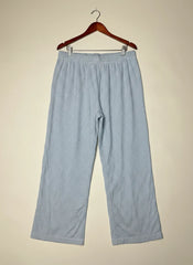 Womens Summer Trousers | Marks & Spencer | Preloved Branded | Blue Cotton | Excellent | OTS Thrift Store Karachi Pakistan