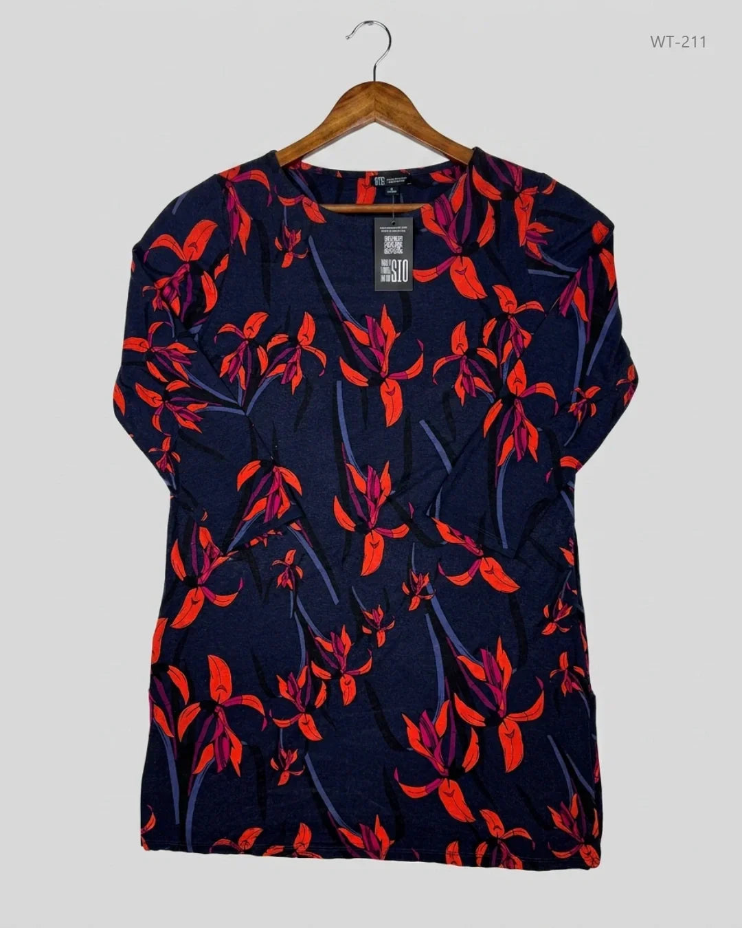 Shop Premium Womens Summer Tops by Debenhams | Preloved Branded Clothes | Blue Polyester | Women | OTS Thrift Store Karachi Pakistan