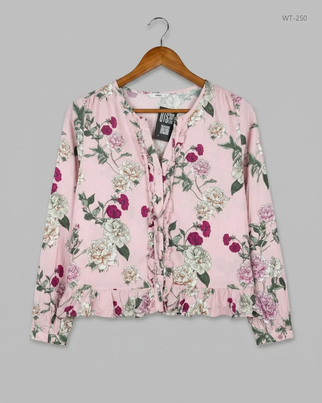 UK Imported secondhand Womens Summer Tops - ONLY brand, Pink Viscose, Premium condition, for Women - Online Thrift Store Islamabad Pakistan