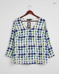 UK Imported secondhand Womens Summer Tops - Marina Pinaldi brand, White Cotton, Excellent condition, for Women - Online Thrift Store Peshawar Pakistan