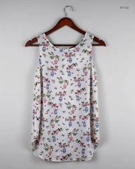 Premium Condition Womens Summer Tops | Preloved Atmosphere | White Polyester | Thrift Shop for Women Islamabad Pakistan | OTS