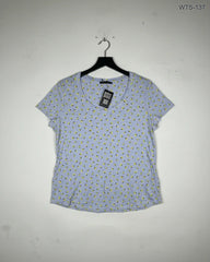 Secondhand Branded Womens Tshirts by Marks & Spencer, Violet Cotton fabric, Premium condition, for - Online Thrift Shop Islamabad Pakistan
