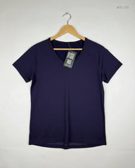 UK Imported secondhand Womens Tshirts - PRIMARK ATMOSPHARE brand, VINE RED Polyester, Premium condition, for - Online Thrift Store Islamabad Pakistan
