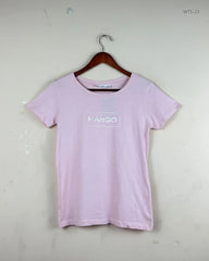 Womens Tshirts | Mango | Preloved Branded | Pink Cotton | Premium | OTS Thrift Store Karachi Pakistan