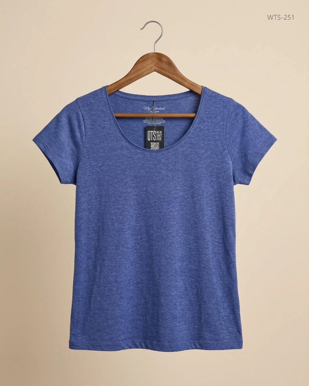 Preloved Premium Womens Tshirts by George, Blue Cotton for Womens - OTS Thrift Shop Islamabad Pakistan