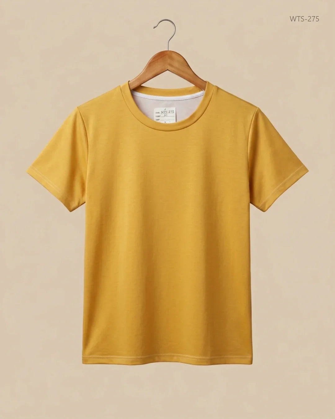 Womens Tshirts | CUT LABEL | Preloved Branded | Yellow Polyster | Premium | OTS Thrift Store Peshawar Pakistan