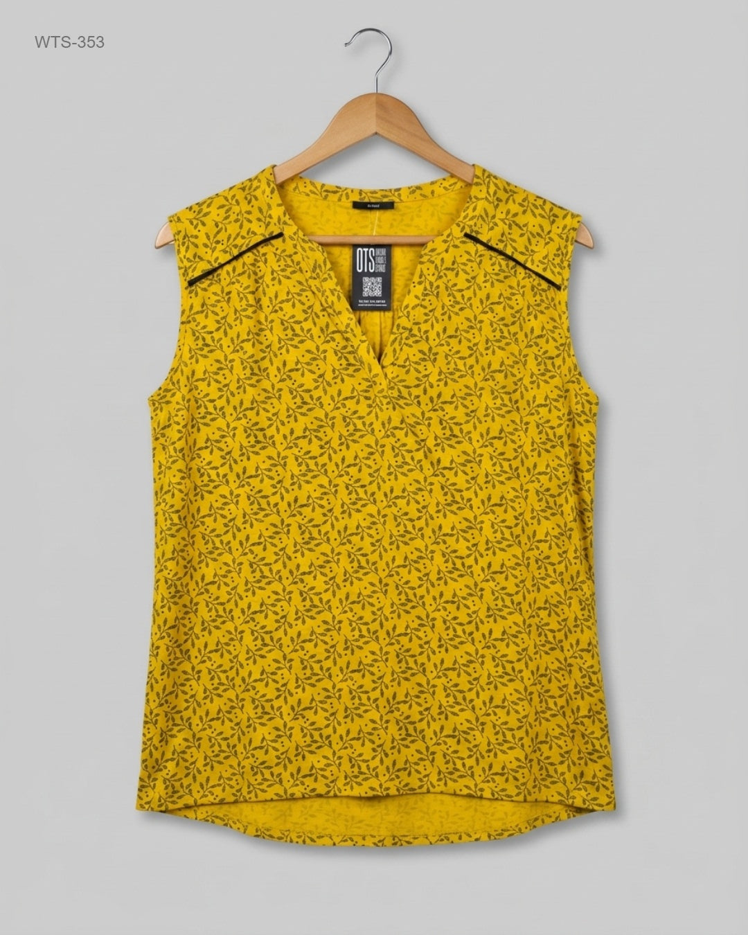 Shop Premium Womens Tshirts by KIABI | Preloved Branded Clothes | Yellow Viscose | Womens | OTS Thrift Store Karachi Pakistan