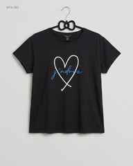 Shop Premium Womens Tshirts by New Look | Preloved Branded Clothes | Black Cotton | Womens | OTS Thrift Store Islamabad Pakistan