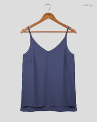 Secondhand Branded Womens Tank Top by George, Blue Polyester fabric, Premium condition, for Womens - Online Thrift Shop Peshawar Pakistan