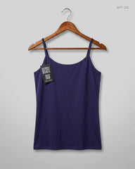 Secondhand Branded Womens Tank Top by Unknown, Blue Viscose fabric, Premium condition, for Womens - Online Thrift Shop Peshawar Pakistan